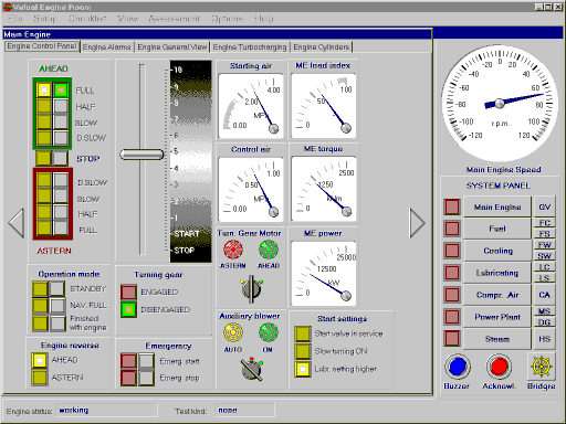 Ships Main Engine Control System  - Automation Equiptment