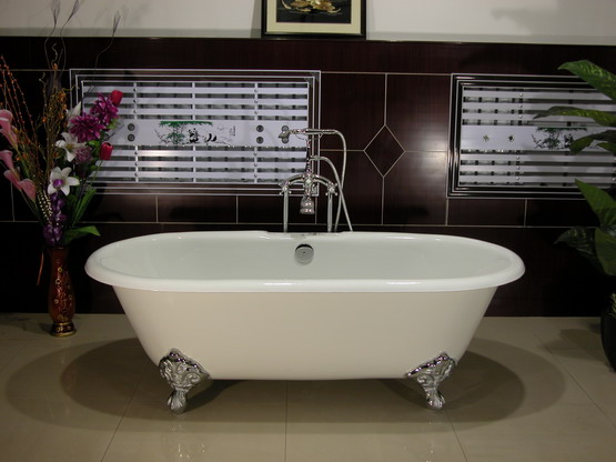 Cast iron bath