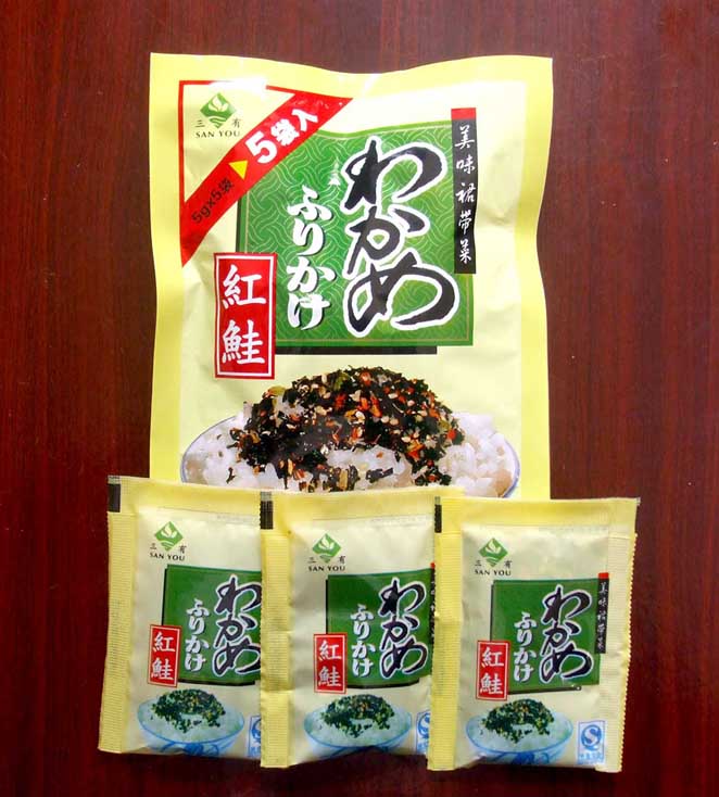 salmon seasoning wakame