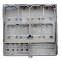 transparent enclosure for meters distribution box