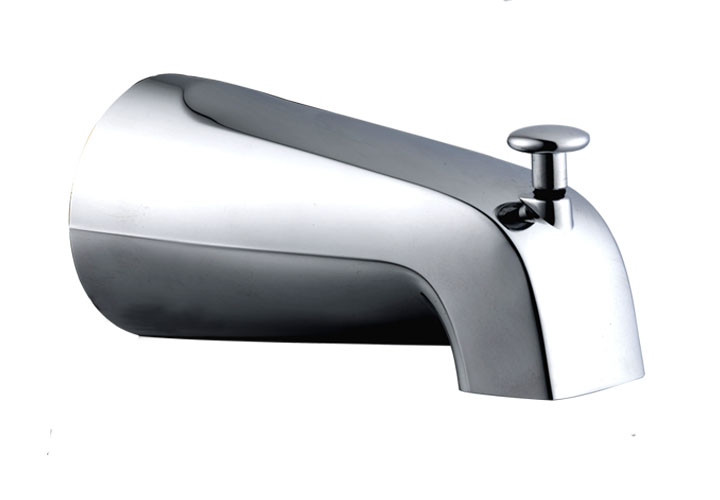 Wall-mounted bath mixer