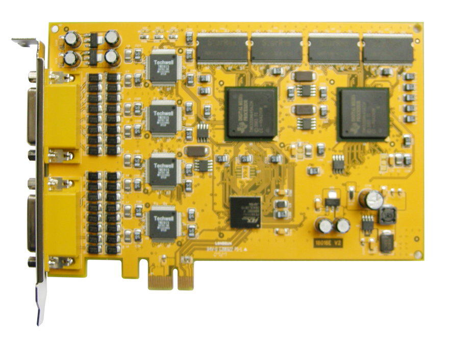 PCI-Express DVR card H.264 16channels