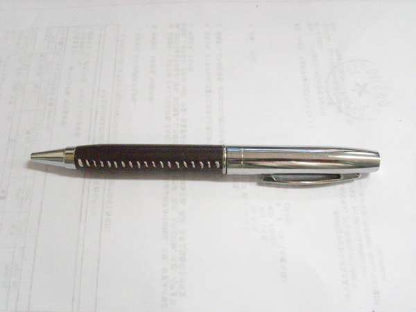 leather pen