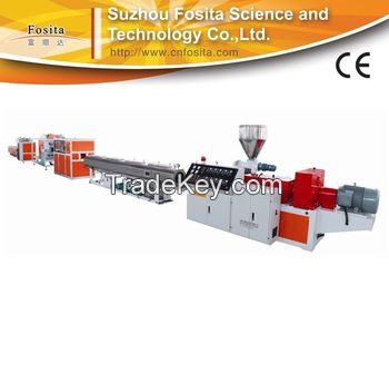 CE approved for high efficiency plastic pipe extrusion machine