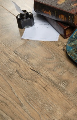 Multi-function, goose shape-groove, double-layer wear laminate flooing