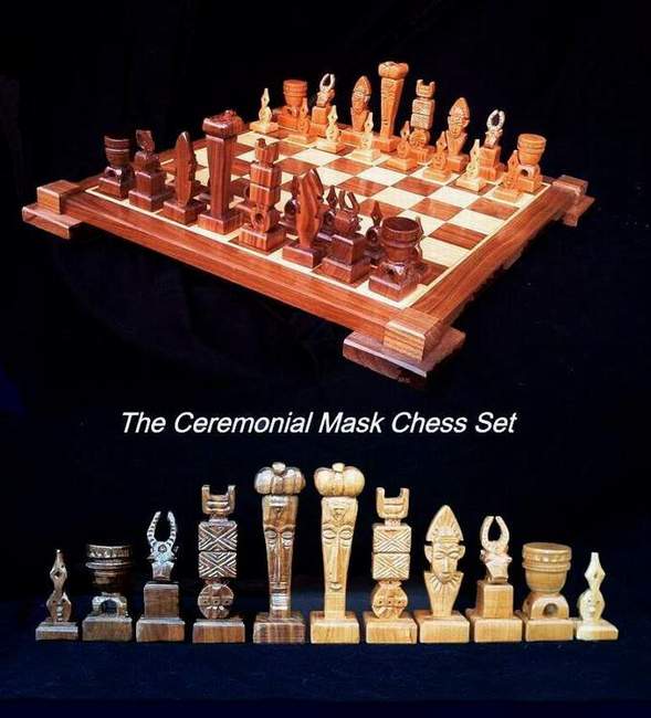 Jim Arnold's Hand Carved Custom Chess Sets