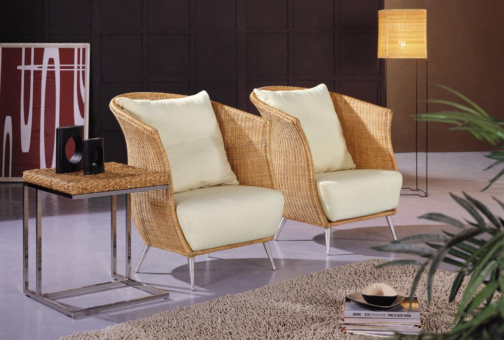 rattan sofa