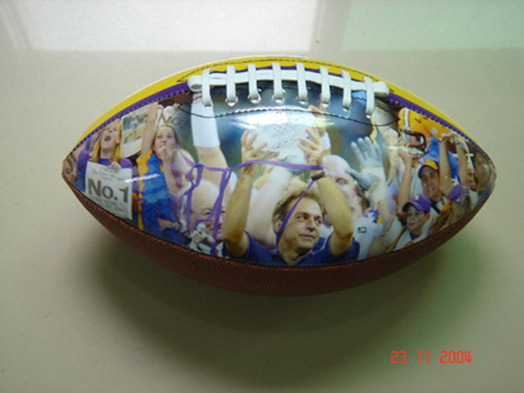 Custom Image Photo Imprinted Sports American Football