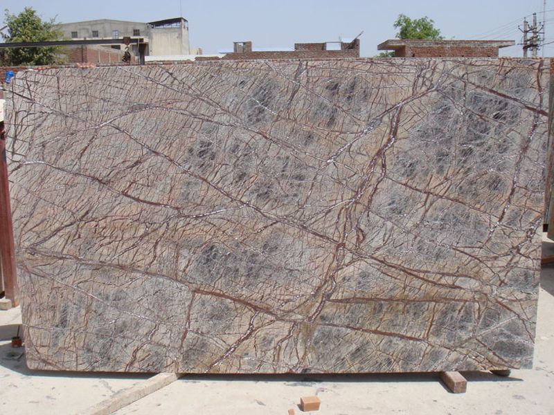 Rain Forest Brown Marble Slab