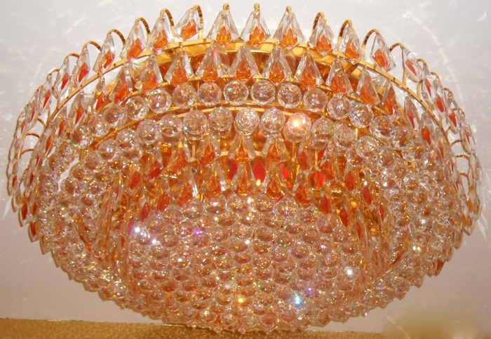 luxury crystal ceiling light