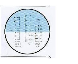 Serum refractometer - protein tester FG312 - specific gravity meter