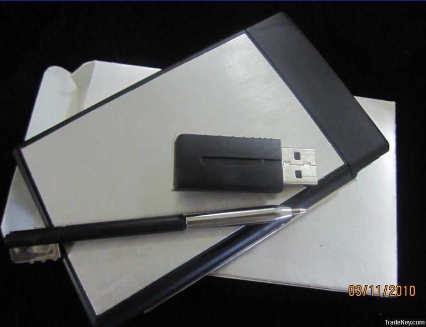 Business Card Holder With Usb And Ballpen