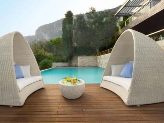 All Weather Wicker Loungers, Outdoor, Sets Furnitures