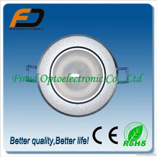 3w round led downlight 240v 90*47mm