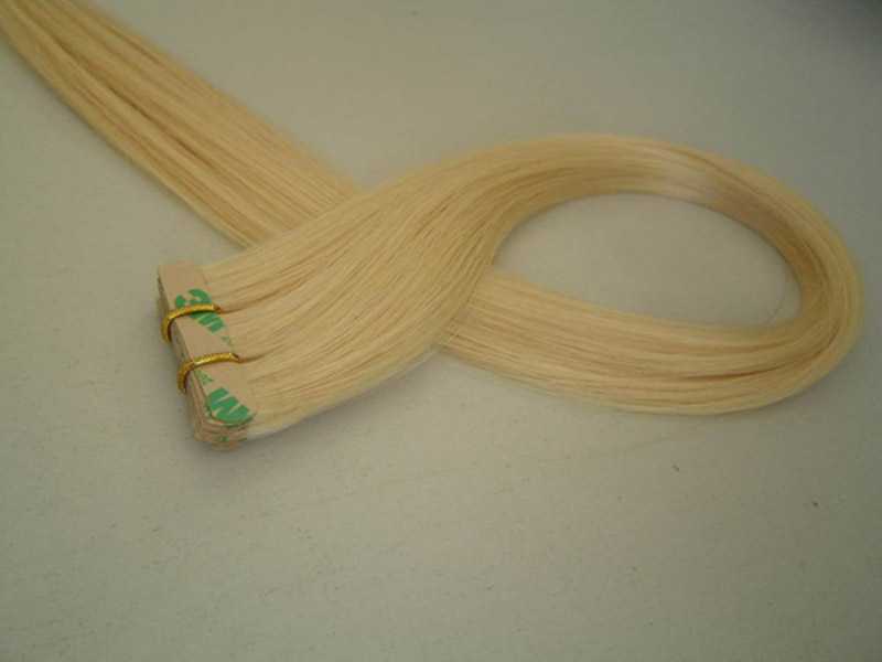 Silky Straight Indian remy tape hair weft