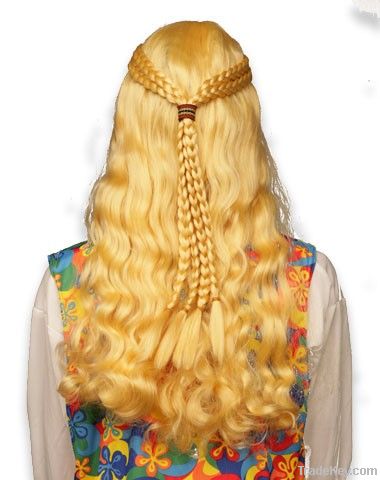 Blonde Hippie Adult Wig