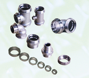 Investment castings-Pipe Fittings & Clamps