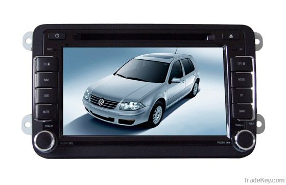 In Dash 7 Inch Car DVD Player GPS for Volkswagen New Golf