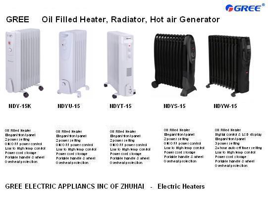 Oil Filled Heater Electric Room Heater Radiator