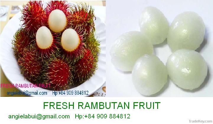 Fresh/ frozen litchi, rambutan, pomelo, dragon fruit, mango, durian