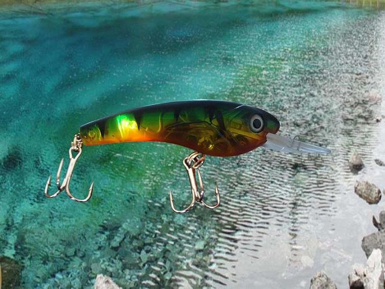 LED clear ABS fishing lure-Shad