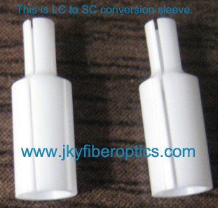 LC to SC fiber sleeve, fiber conversion sleeve