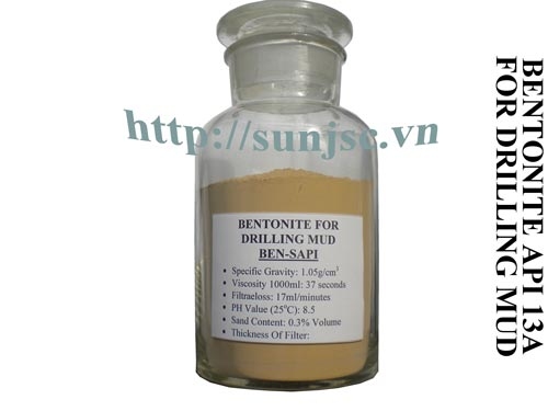Treated Bentonite powder API 13A for drilling oil