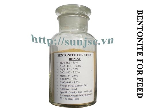 bentonite powder API 13A for feed