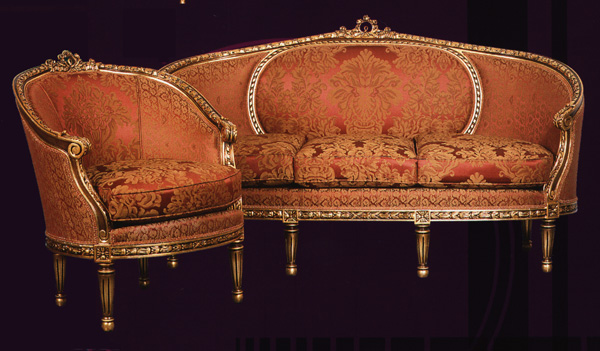 French Gold Sofa