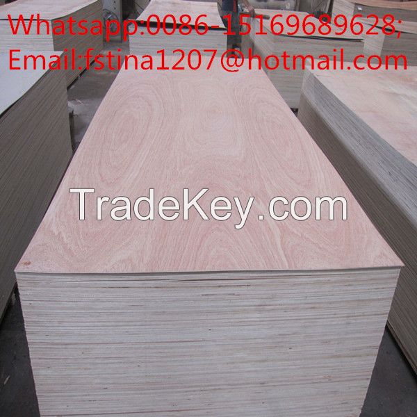 Furniture part used Poplar core E2 glue commercial  plywood