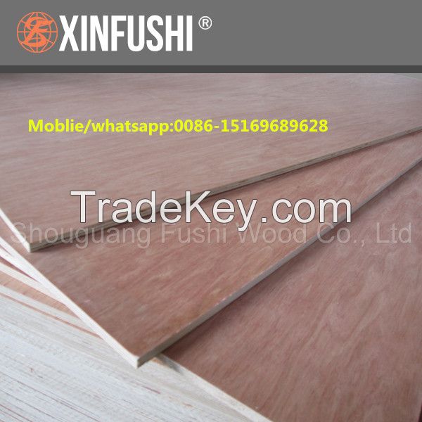 Furniture part used Poplar core E2 glue commercial  plywood