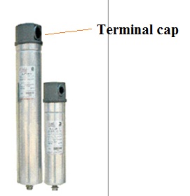 cylindrical self healing power capacitor