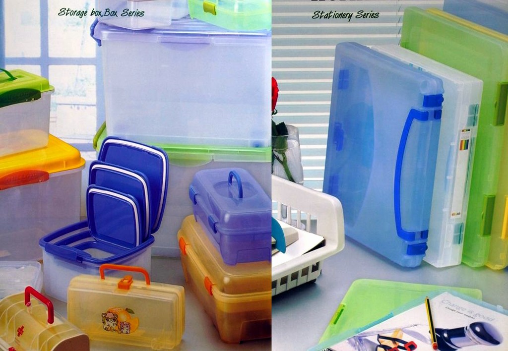 Plastic household product, storage box/container, stationery briefcases