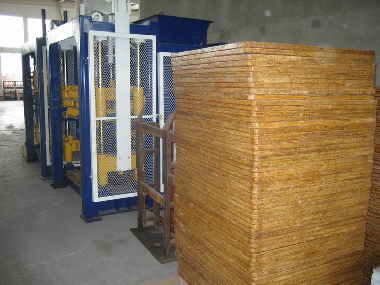 bamboo pallets/panel/board for block/brick making