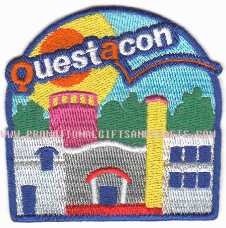 Shool embroidery patch