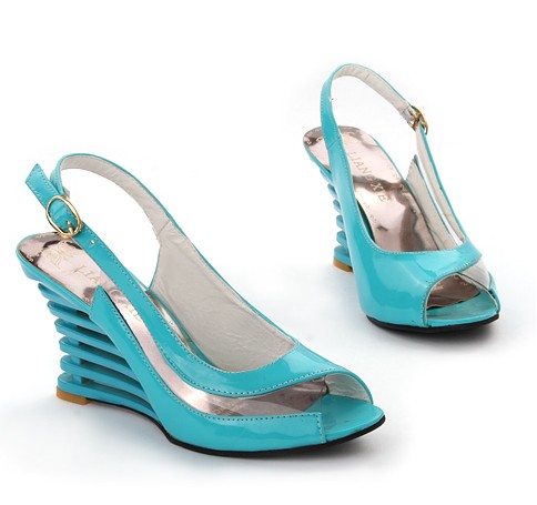 2010 fashion ladies wedge middle heel sandals LIPUDUND06