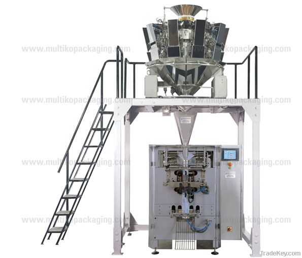 Automatic grains chips wafers rice packaging machine