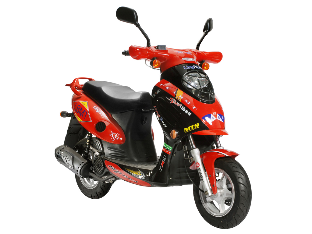 hot EEC gas scooter