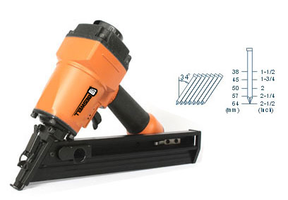 2-1/2" (64mm) 15 Gauge Angle Finish Nailer