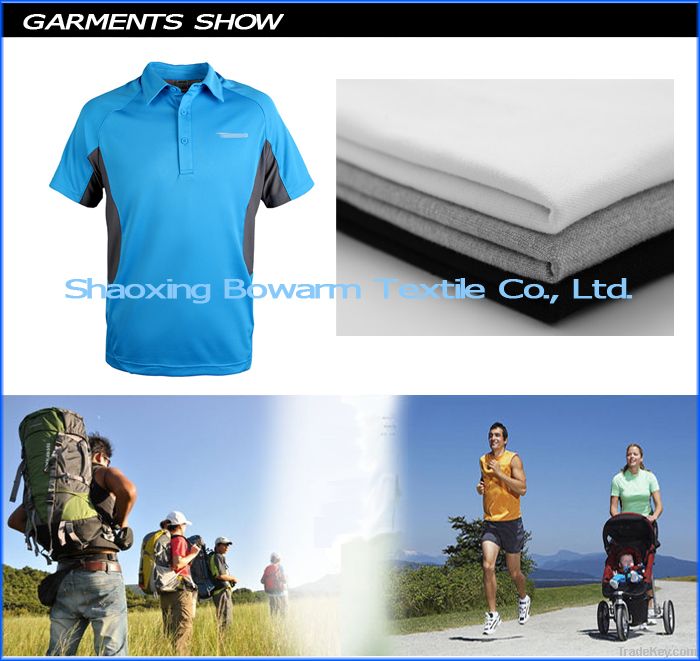 100% Polyester Pique Fabric For Sportswear/T-shirt