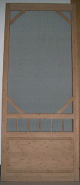 Hisun wooden  screen door