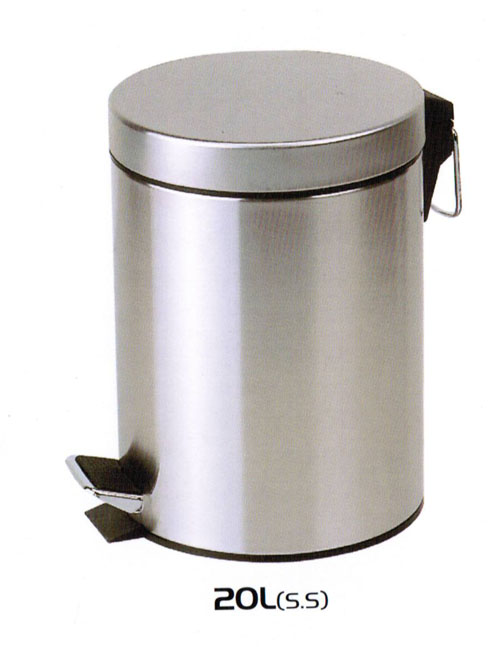 410 or 430  stainless steel round  dustbin
