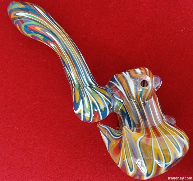 color glass smoking pipe