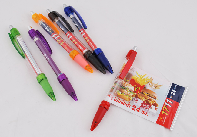 Plastic Promotion Banner Pen BO-B110