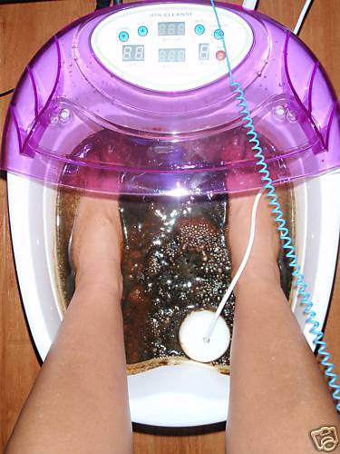 ion detox foot spa foot bath ion cleanse aqua aok H720