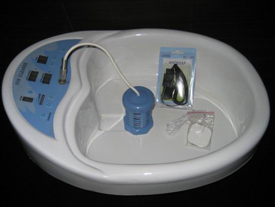 ion detox foot spa foot bath ion cleanse aqua aok body detox spa H701