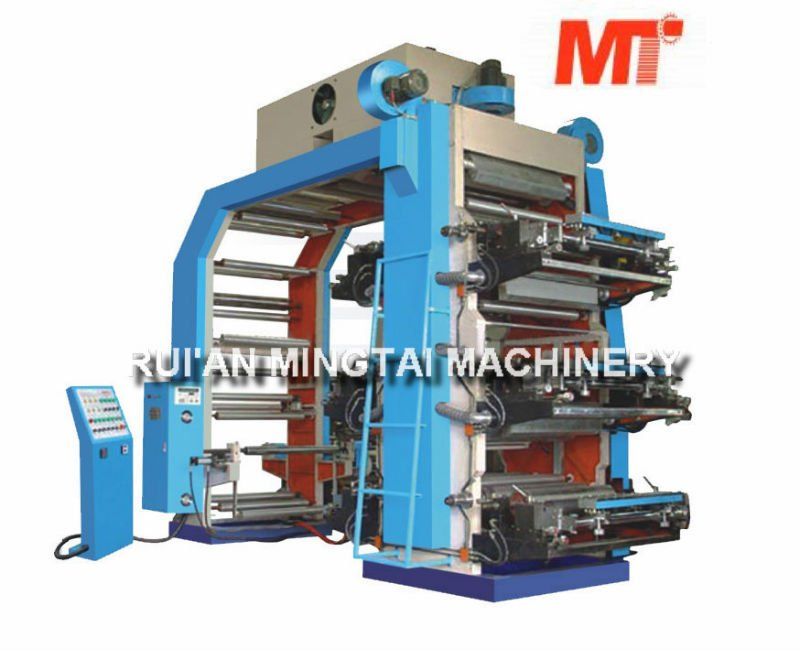 Hot sale high speed 6 color flexo printing machine
