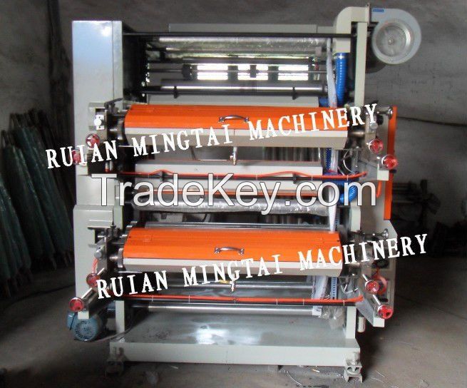 Two colors plastic bag roll printing machine