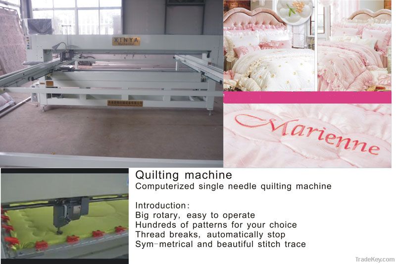 single needle computerized quilting machine