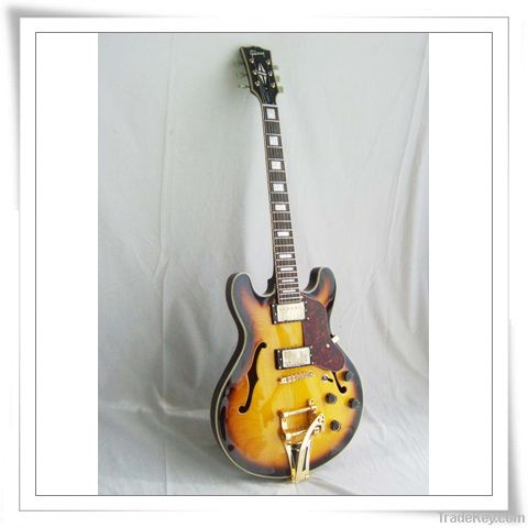 GIBSON ES335 SEMI-HOLLO  W ELECTRIC GUITAR WITH BIGBSY